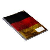 Duitse vlag - vintage... notitieboek (Rechterzijde)