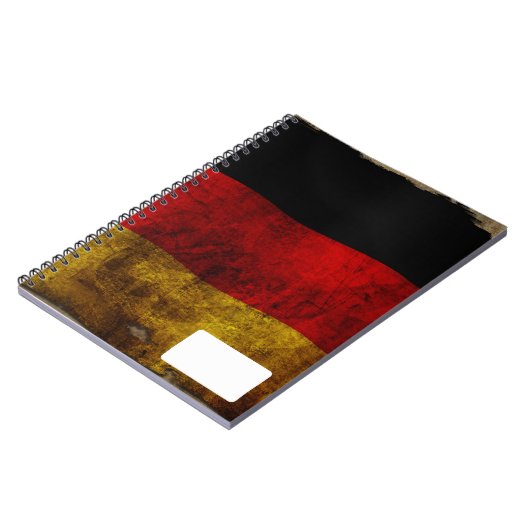 Duitse vlag - vintage... notitieboek (Linkerzijde)