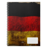 Duitse vlag - vintage... notitieboek (Voorkant)
