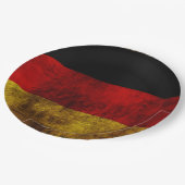 Duitse vlag - vintage... papieren bordje (Gekanteld)