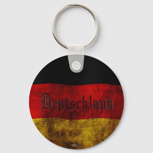 Duitse Vlag - Vintage... Sleutelhanger (Voorkant)