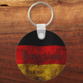 Duitse Vlag - Vintage... Sleutelhanger (Voorkant)