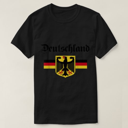 Duitse vlag Vlag van duitse Eagle Duitsland T-shirt (Design voorkant)