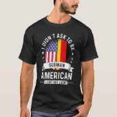 Duitse vlag voor patriotteelt Humor T-shirt (Voorkant)
