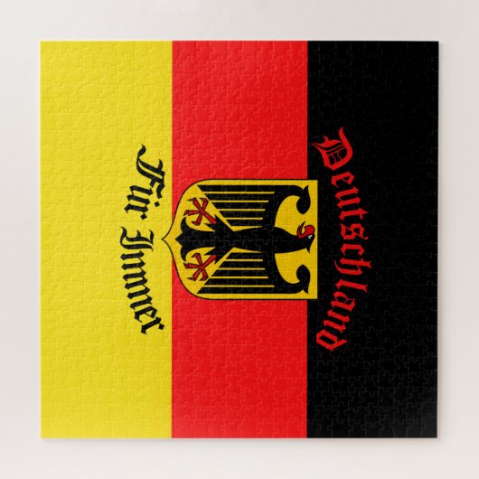 Duitse vlag voor zwarte adelaars, Duitsland, 676 s Legpuzzel (Horizontaal)
