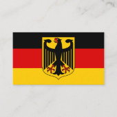 Duitse Vlag & Wapen, Vlag van Duitsland Visitekaartje (Voorkant)