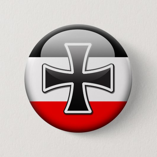 Duitse vlag WWWI Ronde Button 5,7 Cm (Voorkant)