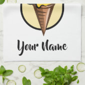 Duitse vlag zomerijs Deutschland Theedoek (Gevouwen)