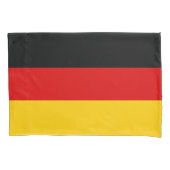 Duitse vlag zwart rood goud Deutschland vlag Kussensloop (Voorkant-Links)