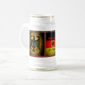 Duitse vlag, zwarte adelaar, Duitse bontimmer Bierpul (Voorkant links)