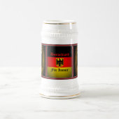 Duitse vlag, zwarte adelaar, Duitse bontimmer Bierpul (Center)