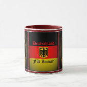 Duitse vlag, zwarte adelaar, Duitse bontimmer Mok (Midden)