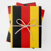 Duitse vlag zwarte rode gouden kleuren  inpakpapier vel (In situ)