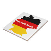 Duitse vlaggenkaart tegeltje (Zijkant)