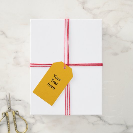 DUITSE VLAGKLEUREN + jouw tekst Cadeaulabel (Met Touw)