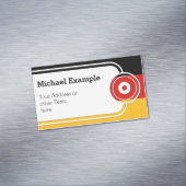 DUITSE VLAGKLEUREN + jouw tekst & ideeën Magnetisch Visitekaartje (Voorbeeld)