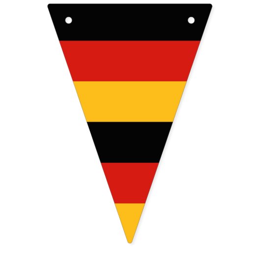 DUITSE vlagkleuren - Stripes Vlaggetjes (Tweede vlag)