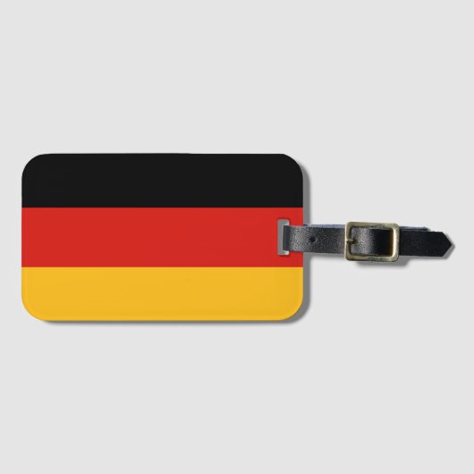 DUITSE VLAGKLEUREN + uw ideeën Bagagelabel (Voorkant (horizontaal))