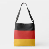 DUITSE VLAGKLEUREN + uw ideeën Crossbody Tas (Achterkant)