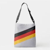 DUITSE VLAGKLEUREN + uw ideeën Crossbody Tas (Achterkant)