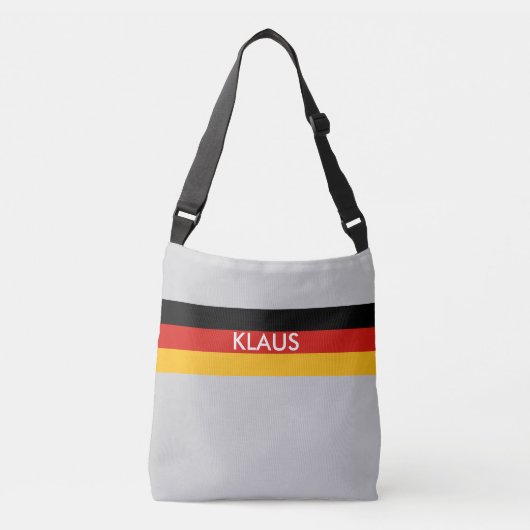 DUITSE VLAGKLEUREN + uw ideeën Crossbody Tas (Voorkant)
