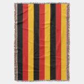 DUITSE VLAGKLEUREN + uw ideeën Deken (Voorkant Verticaal)