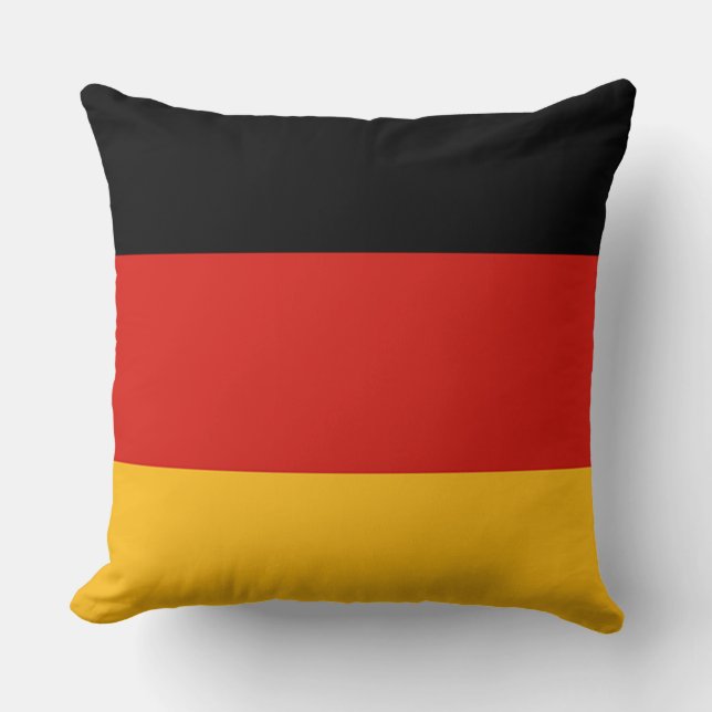DUITSE VLAGKLEUREN + uw ideeën Kussen (Voorkant)