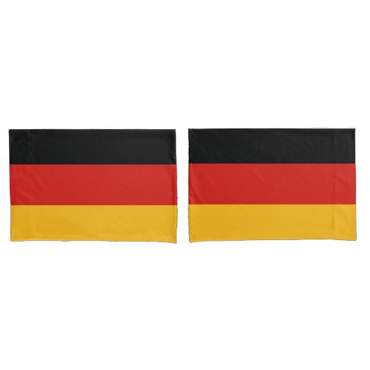 DUITSE VLAGKLEUREN + uw ideeën Kussensloop (Voorkant-Set)