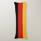 DUITSE VLAGKLEUREN + uw ideeën Lichaamskussen (Voorkant Verticaal)