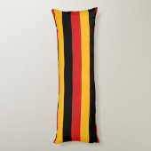 DUITSE VLAGKLEUREN + uw ideeën Lichaamskussen (Achterkant (Verticaal))