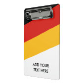 DUITSE VLAGKLEUREN + uw ideeën Mini Klembord (Angled2)