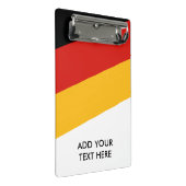 DUITSE VLAGKLEUREN + uw ideeën Mini Klembord (Schuin)