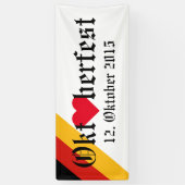 DUITSE VLAGKLEUREN + uw ideeën Spandoek (Verticaal)