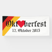 DUITSE VLAGKLEUREN + uw ideeën Spandoek (Horizontaal)