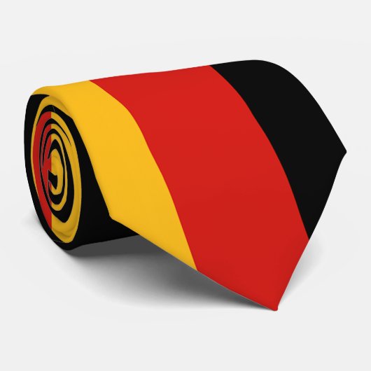 DUITSE VLAGKLEUREN + uw ideeën Stropdas (Opgerold)