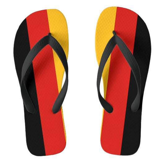 DUITSE VLAGKLEUREN + uw ideeën Teenslippers (Voetbed)
