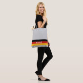 DUITSE VLAGKLEUREN + uw ideeën Tote Bag (Op model)
