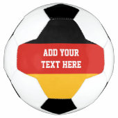 DUITSE VLAGKLEUREN + uw ideeën Voetbal (Voorkant)