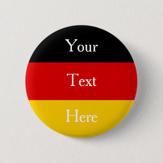 Duitse vlagkleuren zwart rood goud op maat ronde button 5,7 cm