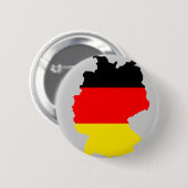 Duitse vlagplattegrond ronde button 5,7 cm (Voorkant /achterkant)