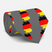 Duitse vlagplattegrond stropdas (Opgerold)