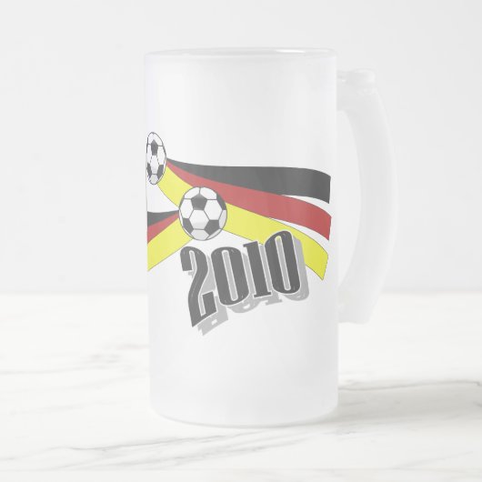 duitse voetbal matglas bierpul (Voorkant rechts)