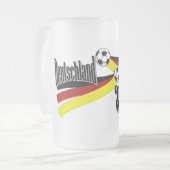 duitse voetbal matglas bierpul (Voorkant links)