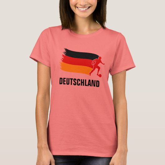 Duitse voetbalvlag t-shirt (Voorkant)