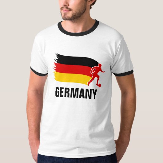 Duitse voetbalvlag t-shirt (Voorkant)