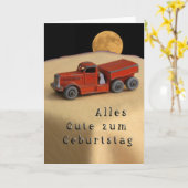 Duitse vogelkaart kaart (Gele Bloem)