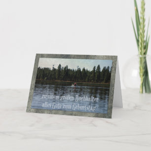 Duitse vogelkaart voor accountant kaart