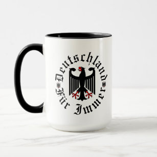 Duitse voorvacht/zwarte adelaar/Duitse vlag  Mok