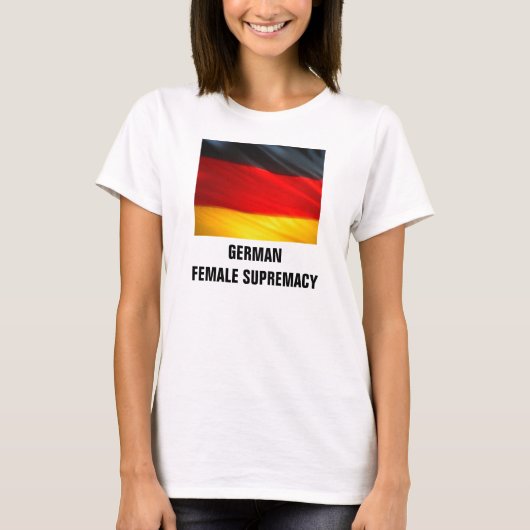 DUITSE VROUW SUPREMACY T-SHIRT (Voorkant)