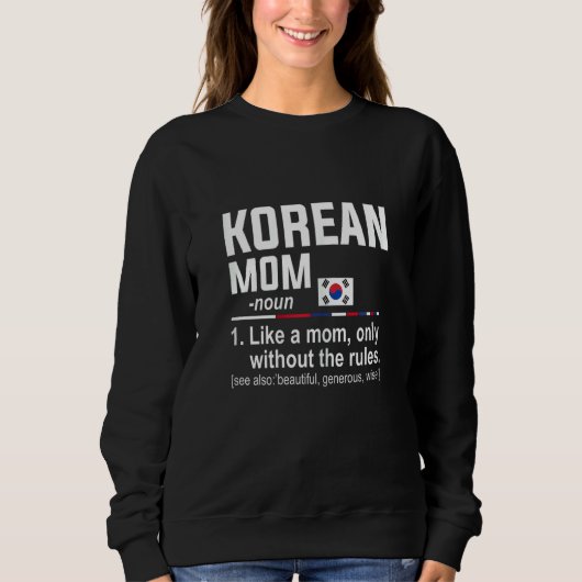 Duitse vrouwen Koreaanse Moeder Definitie Moed Trui (Voorkant)